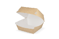 Hamburgerbakje Middel kraft/wit BIO
