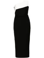 Roland Mouret robe mi-longue à design drapé - Noir