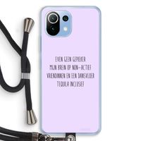 Tequila: Xiaomi Mi 11 Lite Transparant Hoesje met koord