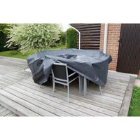 Nature Tuinmeubelafdekhoes voor stoelen en tafels afdekking 6030602