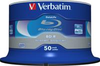 Verbatim BD-R SL Datalife 25 GB blu-ray media 6x, 50 stuks
