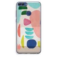Bold Rounded Shapes: Huawei P Smart (2018) Transparant Hoesje - thumbnail