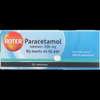 Roter Paracetamol tabletten 500 mg, 50 stuks bij Jumbo