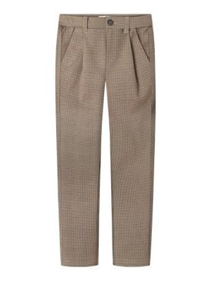 Name it winter broek jongens - bruin - xslim fit - NkmSilas