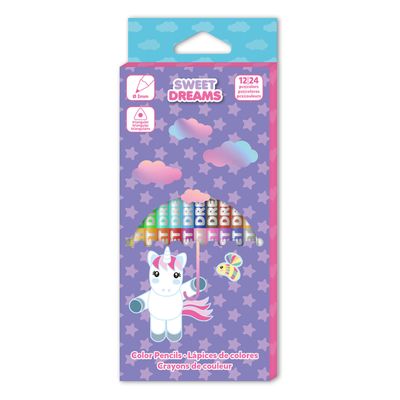 Kids Licensing Sweet dreams kleurpotloden dubbelzijdig, 12st