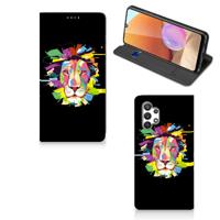Samsung Galaxy A32 4G | A32 5G Enterprise Editie Magnet Case Lion Color