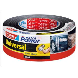 Tesa extra Power Universal, ft 50 mm x 50 m, zwart