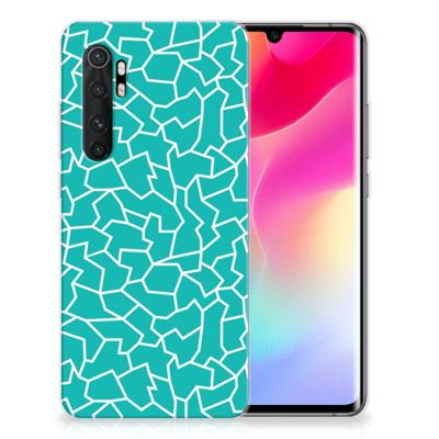 Xiaomi Mi Note 10 Lite | Hoesje maken | Cracks Blue