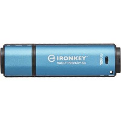 Kingston Technology IronKey Vault Privacy 50 USB flash drive 128 GB USB Type-A 3.2 Gen 1 (3.1 Gen 1)