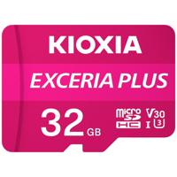 Kioxia EXCERIA PLUS microSDHC-kaart 32 GB A1 Application Performance Class, UHS-I, v30 Video Speed Class A1-vermogensstandaard, Schokbestendig, Waterdicht - thumbnail