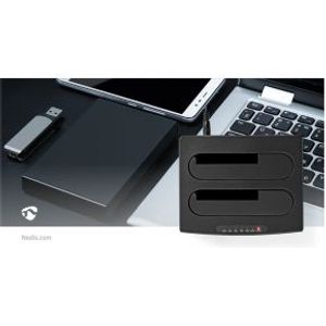 Nedis Docking Station voor Harde Schijf USB 3.2 Gen1 2.5/3.5
