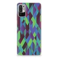 Xiaomi Redmi Note 10/10T 5G | Poco M3 Pro | TPU Hoesje | Abstract Green Blue Xiaomi Redmi Note 10/10T 5G | Poco M3 Pro | TPU Hoesje | Abstract Green Blue