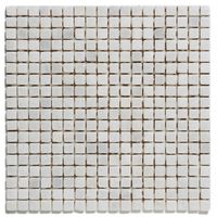 The Mosaic Factory Natural Stone vierkante mozaïek tegels 30x30 cararra anticato - thumbnail