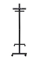 MAUL kledingrek samba mobiel, ft 115 x 173 x 51 cm, max. 40 kg, met 8 haken, zwart RAL9004 - thumbnail