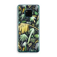 Tropical Palms Dark: Huawei Mate 20 Pro Transparant Hoesje