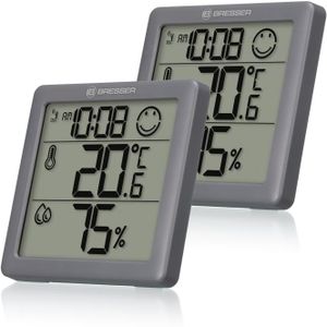 BRESSER Climate Smile thermo- / hygrometer set van 2