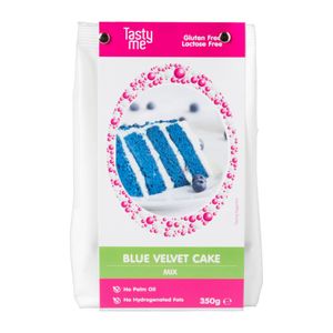 Tasty Me blue velvet cake - blauw - 350 g