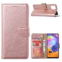 Samsung Galaxy M51 Wallet Case Rose met Pasjeshouder