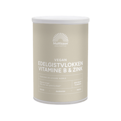 Mattisson Edelgistvlokken vitamine B12 + zink 200 gram