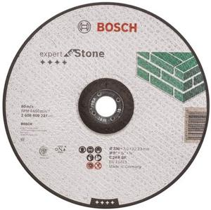 Bosch Accessories 2608600227 2608600227 Doorslijpschijf gebogen 230 mm 1 stuk(s) Graniet
