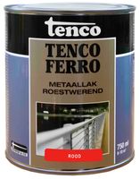 Ferro rood 0,75l verf/beits - tenco - thumbnail