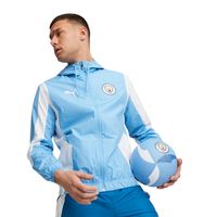 PUMA Manchester City Pre-Match Anthem Trainingsjack 2023-2024 Lichtblauw Wit - thumbnail