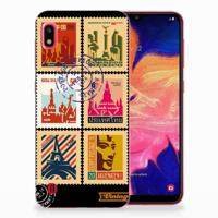 Samsung Galaxy A10 | Silliconen Back Cover | Postzegels