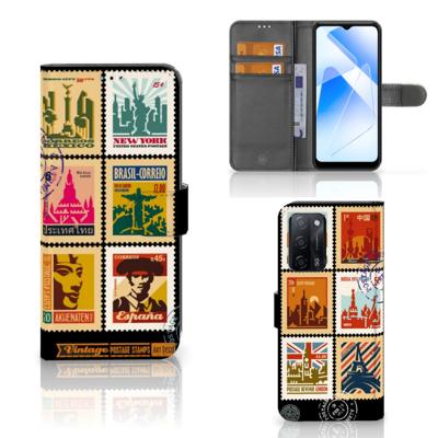 OPPO A16/A16s/A54s | Flip Cover | Postzegels