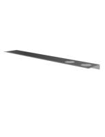 Hotbath &More Planchet 80 cm inclusief bevestigings rails met 2 uitsparingen voor een zeepdispenser of beker Geborsteld gunmetal PVD