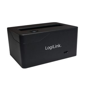 LogiLink QP0025 basisstation voor opslagstations USB 3.2 Gen 1 (3.1 Gen 1) Type micro-B Zwart