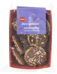 HEMA Stroopwafel Chocolade Gekleurde Hagelslag 145gram