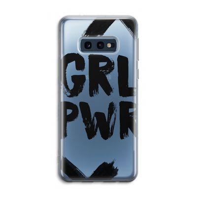Girl Power #2: Samsung Galaxy S10e Transparant Hoesje