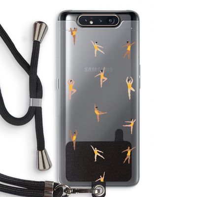 Dans #2: Samsung Galaxy A80 Transparant Hoesje met koord