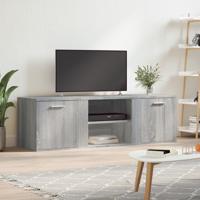 Tv-meubel 120x34x37 cm bewerkt hout grijs sonoma eikenkleurig
