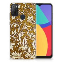 Siliconen Hoesje Alcatel 1S (2021) Barok Goud Siliconen Hoesje Alcatel 1S (2021) Barok Goud