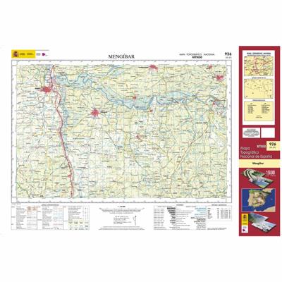 Topografische kaart 926 MT50 Mengíbar | CNIG - Instituto Geográfico Nacional1