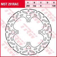 TRW Remschijf, remschijven voor de moto, MST291RAC