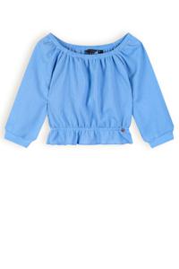 NoNo Meisjes top fancy - Knew - Parisian blauw