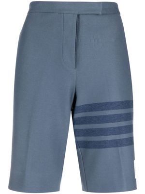 Thom Browne bermuda à détail 4 bandes signature - Bleu