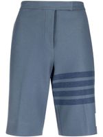 Thom Browne bermuda à détail 4 bandes signature - Bleu