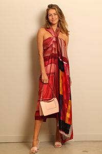 1/OFF 1/OFF - jurk - Dress Designer Scarf Maxi F - multi