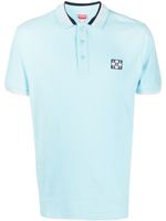 Kenzo polo à col rayé - Bleu