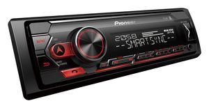 Pioneer MVH-S420BT Autoradio Rood met USB-Bluetooth