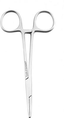 Arterieklem gebogen 13 cm, korte bek