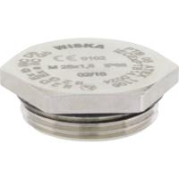 Wiska 10065332 EX-EMVS 16 Blindstop Slagvast, Explosiebestendig M16 Metaal Natuur 10 stuk(s)