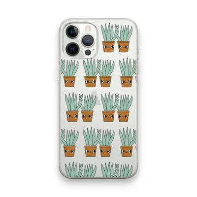 Sansevieria: iPhone 12 Pro Max Transparant Hoesje