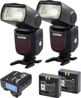 Godox Speedlite V860II Canon Duo X2 Trigger Kit - thumbnail