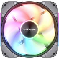 Cougar CF-APR12HB3-RGB PC-ventilator Zwart (b x h x d) 120 x 120 x 28 mm - thumbnail