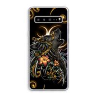 Huilende Wolf: Samsung Galaxy S10 5G Transparant Hoesje