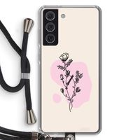 Roses are red: Samsung Galaxy S21 FE Transparant Hoesje met koord